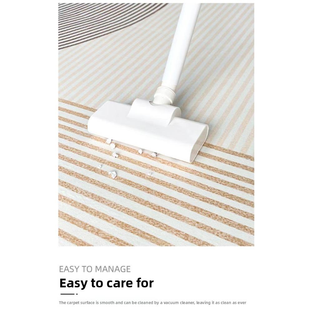 Cute Cartoon Irregular Cashmere-Like Floor Mat, Water Absorbent Anti-Slip Rug for Bathroom Bedroom Home Decor