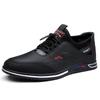 88 Men'S Shoes Inner Height Increase Casual Shoes Sports Leather Shoes Spring Low-Top Leather Surface Foot Cover Thick Sole Outdoor Running Shoes