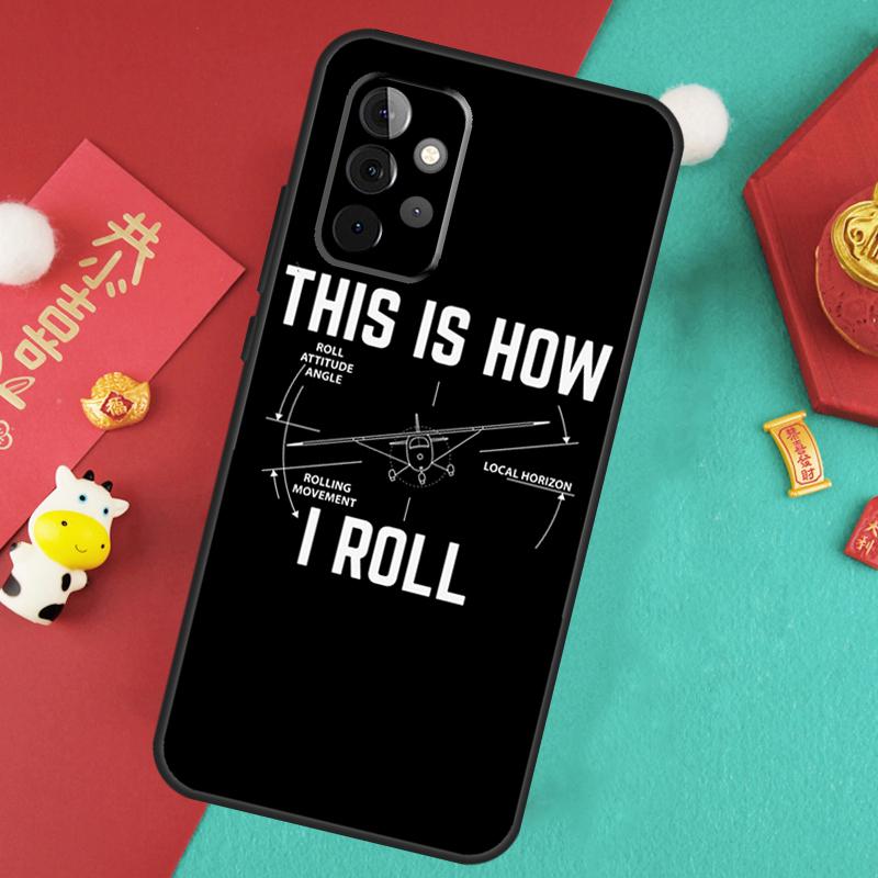 Airplane Pilot Case For Samsung Galaxy A13 A33 A53 A15 A25 A35 A55 A54 A34 A14 A71 A51 A12 A32 A52 Cover