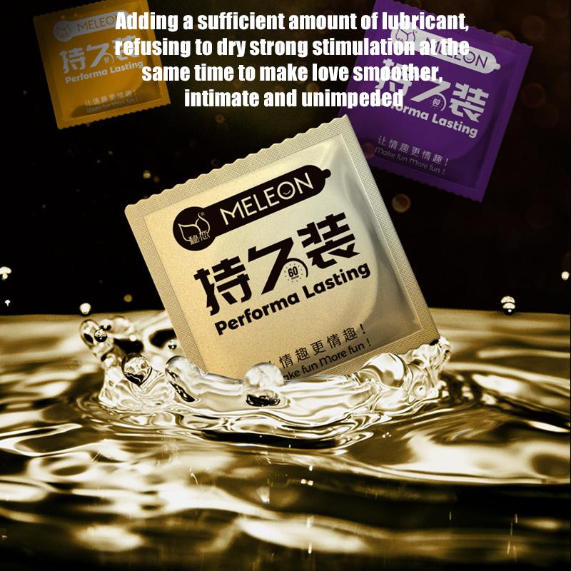 MELEON 12PCS Big Dots Lasting Plus Condom Adult Sex Toys Delayed Ejaculation Penis Sleeves Condoms Contraception 52mm
