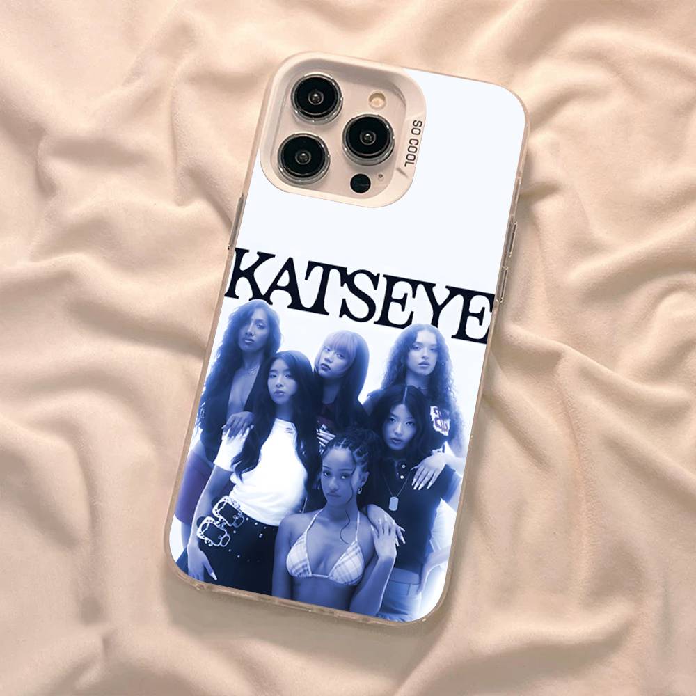 K-KATSEYE Musik Handyhülle Für IPhone 17 Air 16 15 14 13 12 11 Pro Max Farbe Hartschale iPhone 11