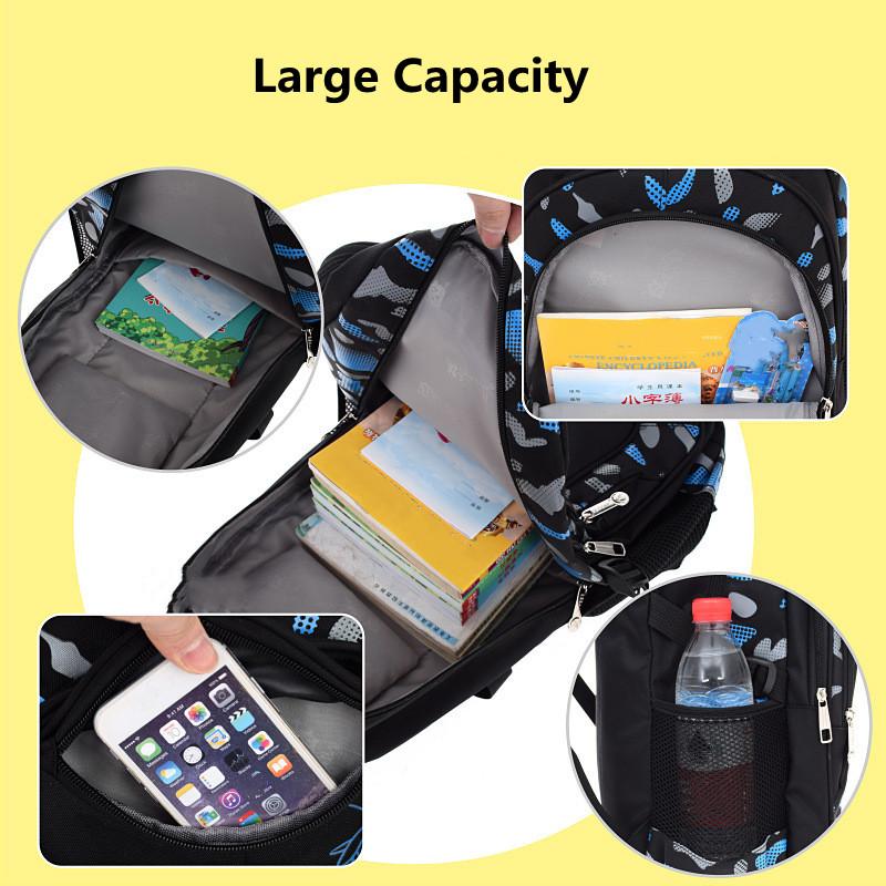 Casual Large-capacity Grade 3-6 Male Boys Schoolbag Backpack Lightweight Elementary School Children's School Bag