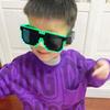 Wireless LED Mosaic Luminous Sunglasses - Creative Party Photo Props for TikTok, Birthdays, Bars, and Gifts