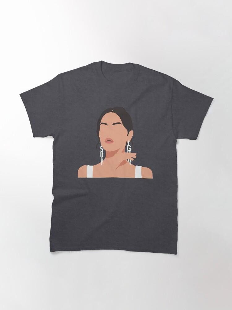Selena Gomez Lineless Illustration Classic T-Shirt