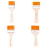 4Pcs Paint Brush Set For Varnishes Acrylic Painting Watercolor Wood Wall Brush