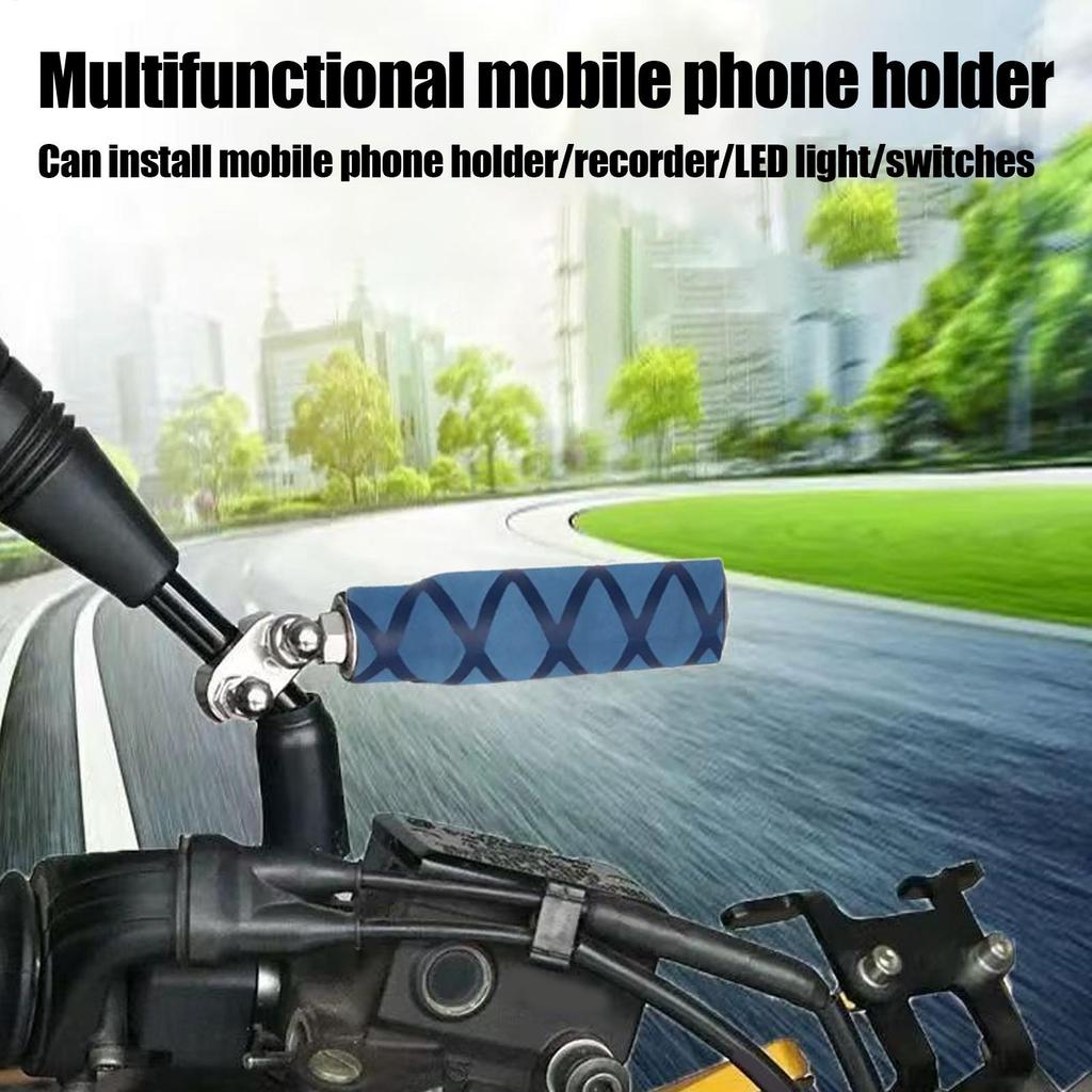 Motorcycle Mounting Bracket Bar Mounting Bracket Adjustable Support Multifunctional Holder for Repair Mirrors Light Travel Women