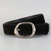 Women S Simple High Quality Leather Belt Pin Buckle Decorative Waist Strap