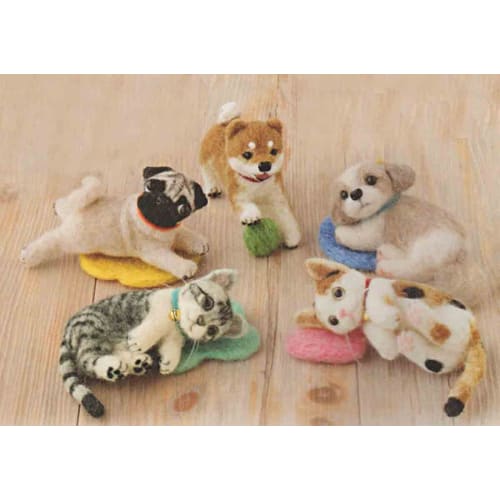 HAMANAKA Let's make a house with wool felt! Sabatora 12.4 x 1.5 x 14.7cm H441-365