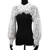 Cape Lace Shawl Hollow Out Short Small Shirt All-match Flower Scarves  Scarf Accessories