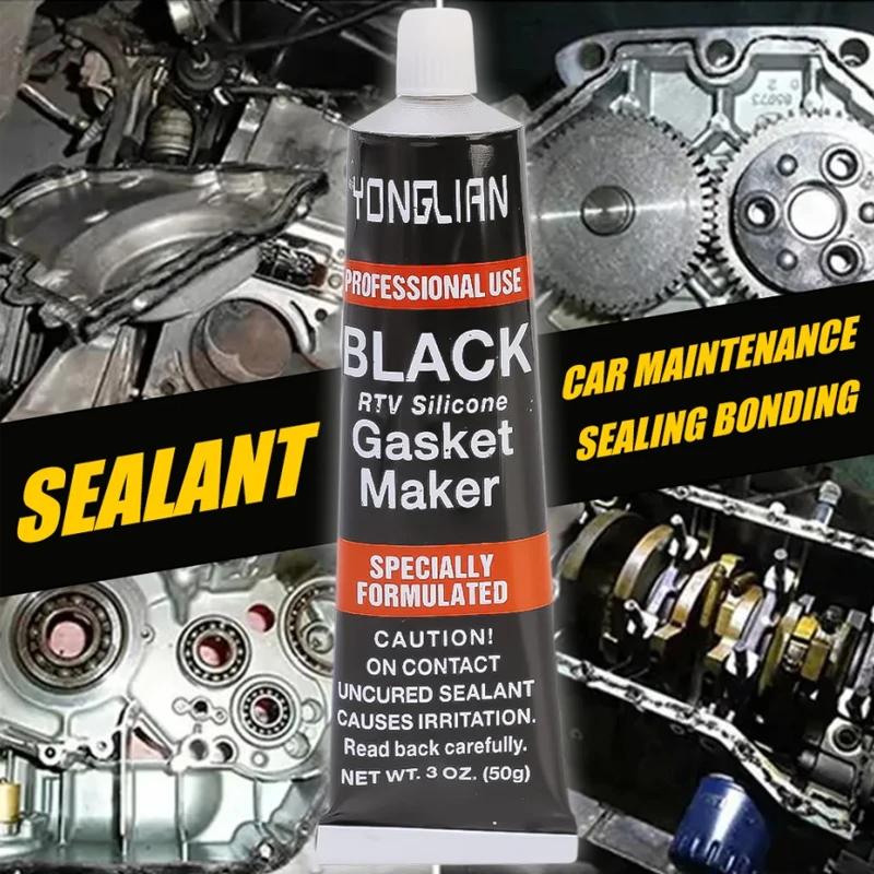 Sigillante per guarnizioni per auto, sigillante per motore auto, adesivo universale impermeabile e resistente all'olio, senza silicone, colla, riparazione, sigillante