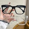 1Pc/2Pcs/3Pcs/4Pcs Elegant, Simple and Stylish Geometric Glasses with Transparent Lenses, Suitable for Daily Office Reading