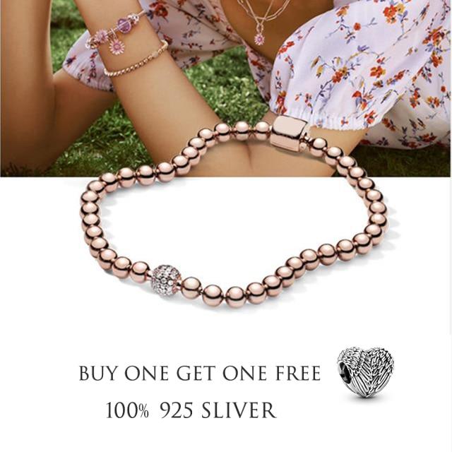 New S925 Sterling Silver Moments Crown O Clasp Snake Chain Bracelet Fit Original Sliver Charms For Women Diy Making Jewelry