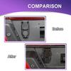 Car ABS  Trailer Outlet Decorative Cover  For Ford F150 2021 Up Exterior Accessories, Carbon Fiber Black