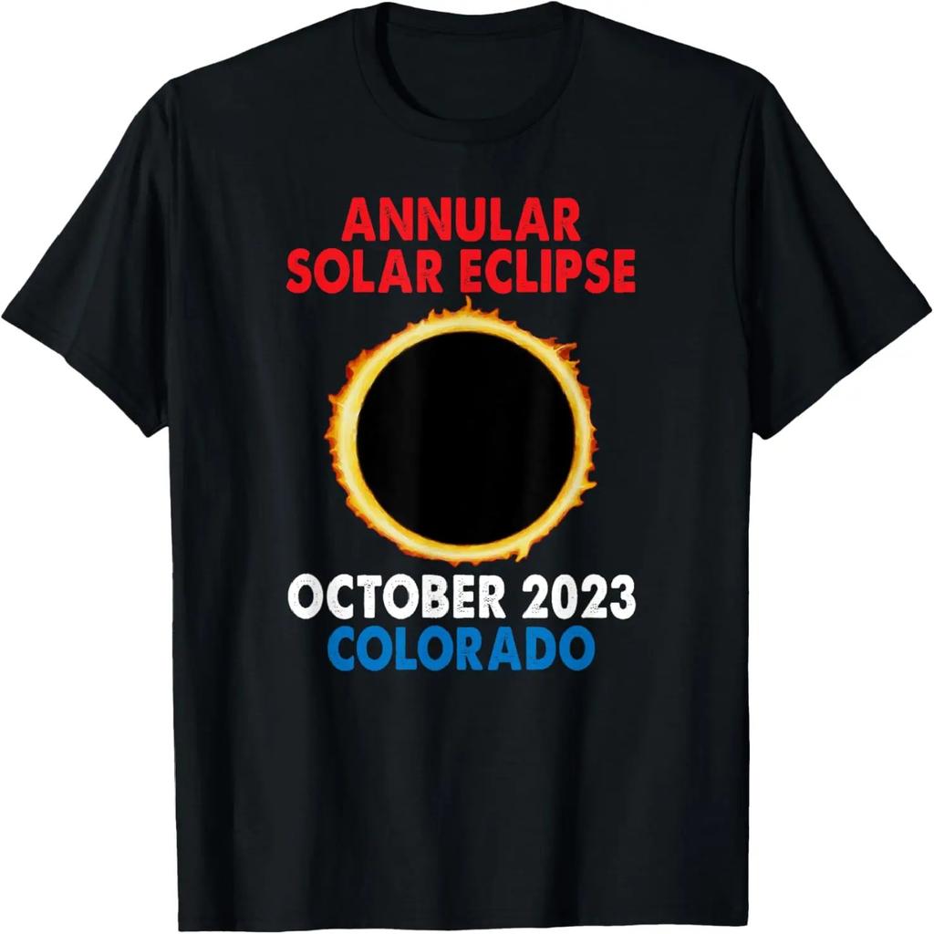 Annular Solar Eclipse 2023 October Oct 14th Colorado T-Shirt