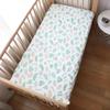 Baby Crib Fitted Sheet For Newborn Soft Cotton Bed Cot Mattress Cover With Rubber 130x70cm