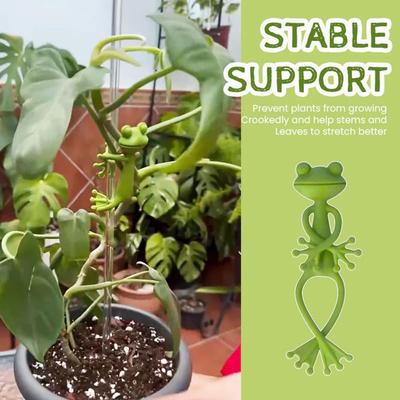 1/2/4 STuks Universele Kikker Plantenstandaard Tuin Trellis Ondersteuning Plant Kikker Plantenondersteuning Groene Trellis voor Klimplanten