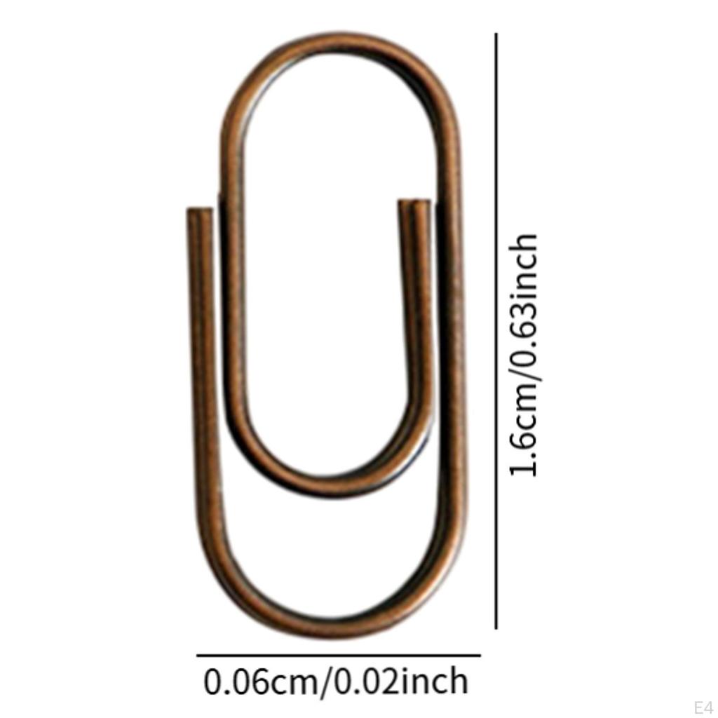 100 Pieces Paper Clips Office Supplies Creative Multipurpose Accessories Paperclips Notes Classified
