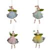 Plush Girl With Flower Hanging Ornament For Spring Festival Decoration Living Room Enhancement Accessory