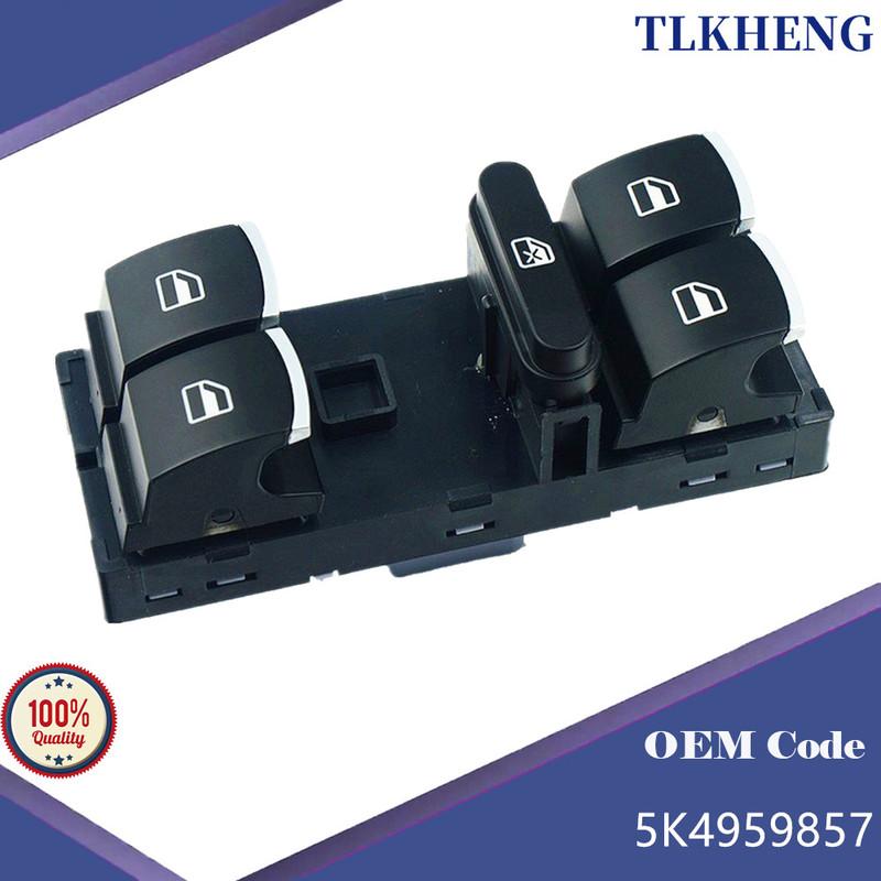 5ND959857 Electric Window Control Switch Driver Side Window Switch For VOLKSWAGEN CC GOLF GTI JETTA PASSAT 2011-2017