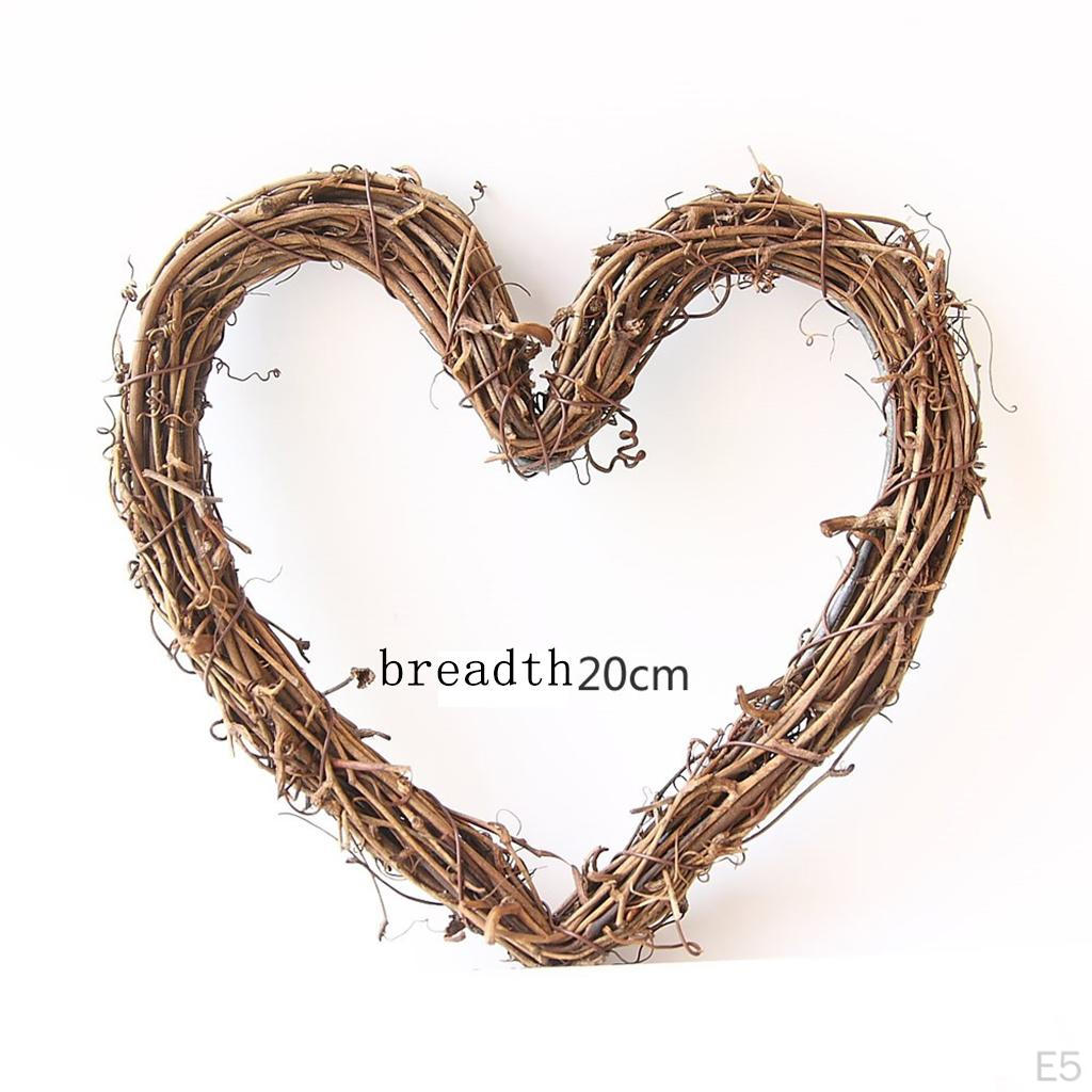 Front Door Wreath For All Seasons Flower Garland Round / Heart Star Shape,Perfect