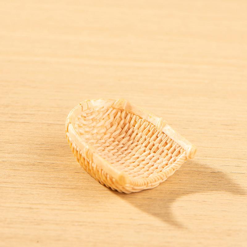 

1/12 кукольный домик, имитация бамбуковой корзины, стул, совок, кукольный домик, миниатюрная мебель, украшение, аксессуары для кукольного дома as the picture