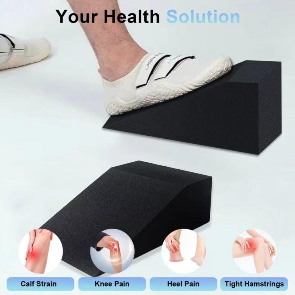 1 pair Non-slip Yoga Wedge Blocks High Density Lightweight Yoga Wedge EVA Gym Blocks  Meditation