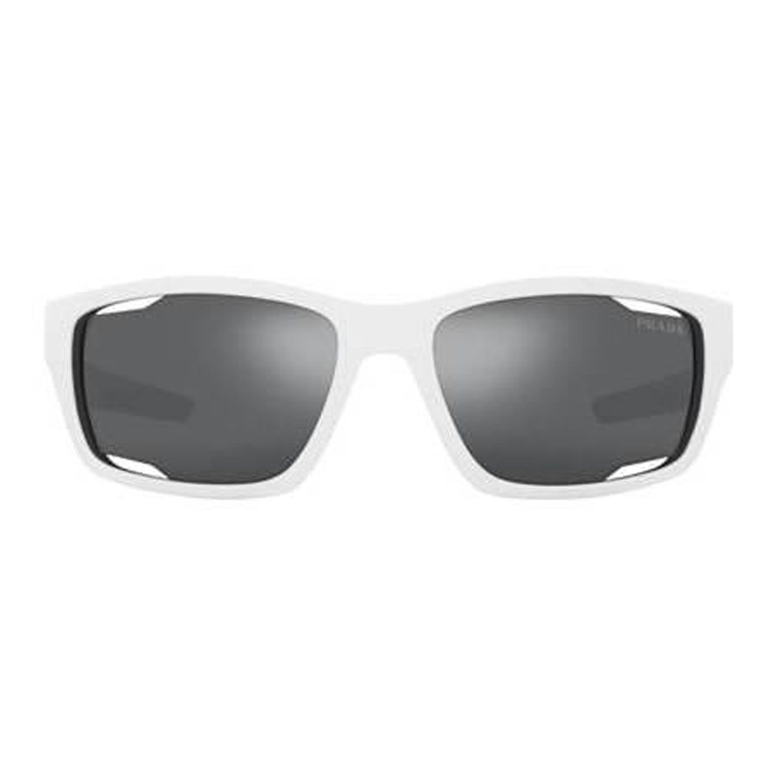 

Prada Side Letter Logo Square Sunglasses Men sunglasses White PS04YSAAI07G White,57