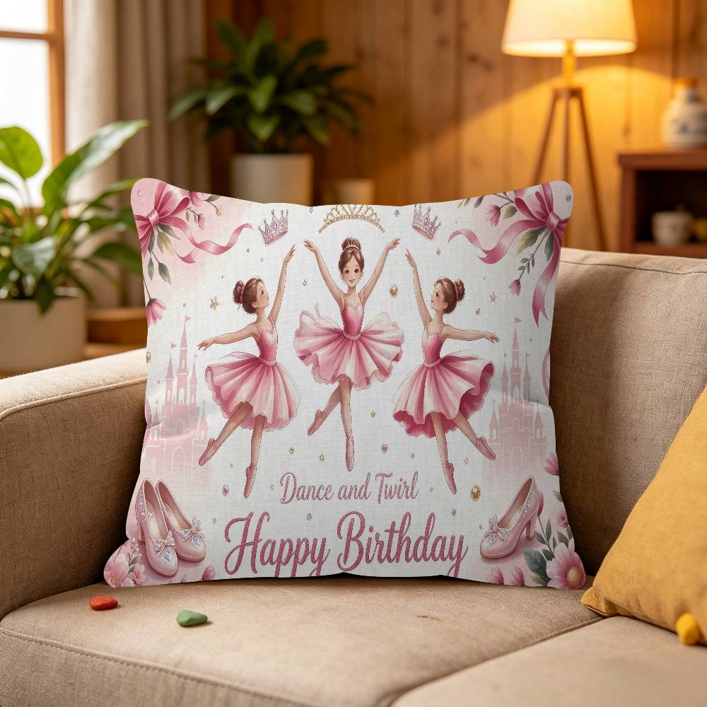 Ballet Princess Pillow Anime Pillow Sofa Bed Head Pillow Cover Cushion Cover Fashion 30x30cm