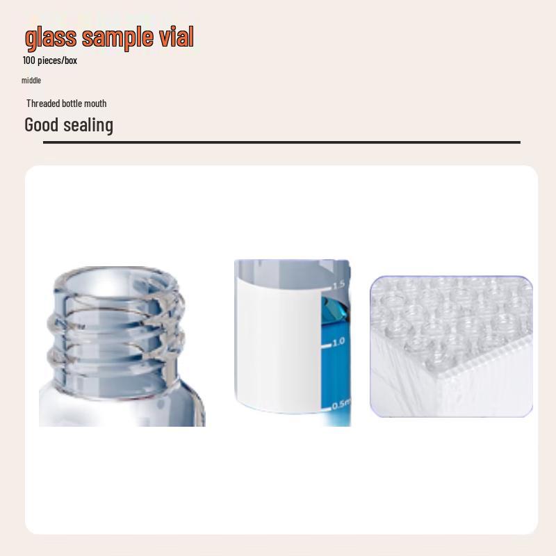 LABBAY Glass HPLC Sample Vials
