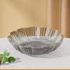 Abay Elegant Clear Plastic Fruit Bowl