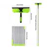 2 In 1 Washing Window Cleaning Squeegee Long Duster Window Wiper Ceiling Duster  Car Glass