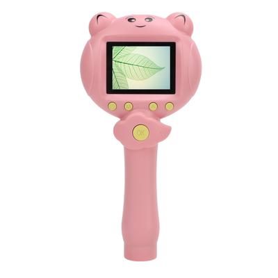 Kids Handheld Microscope 2.5K 48MP Portable 2inch Screen 8X Zoom Digital Microscope for Educational Science