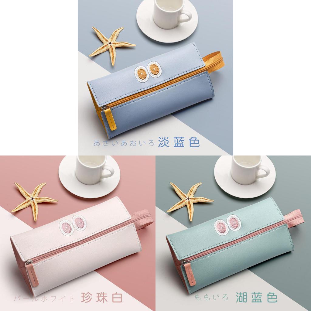 Leather Pen Case For Students With Large Capacity Perfect For Girls And Boys