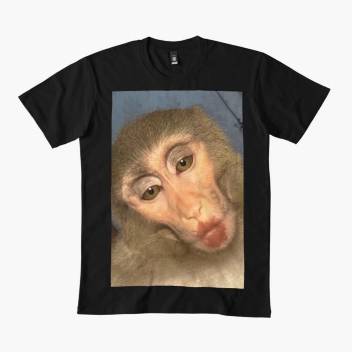 

Makeup monkeyT-shirt For Men Women 100% Cotton T Shirts Short Sleeve Tops 1112-5 XXXXXL чорний