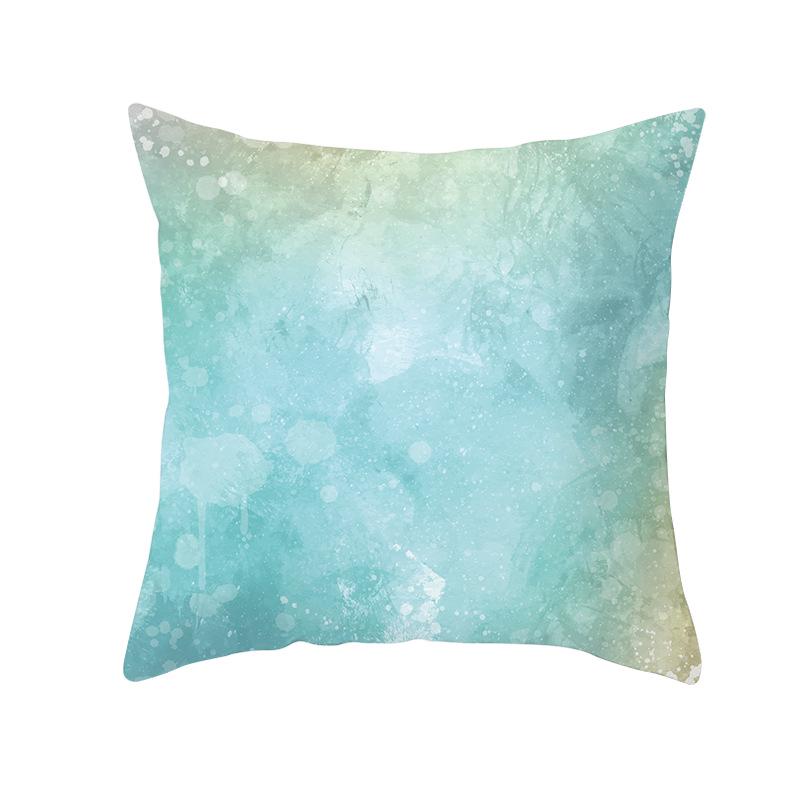 Home Decoration Geometric Space Printed Pillow Cover Colorful and Bright Sofa Cushion Cover