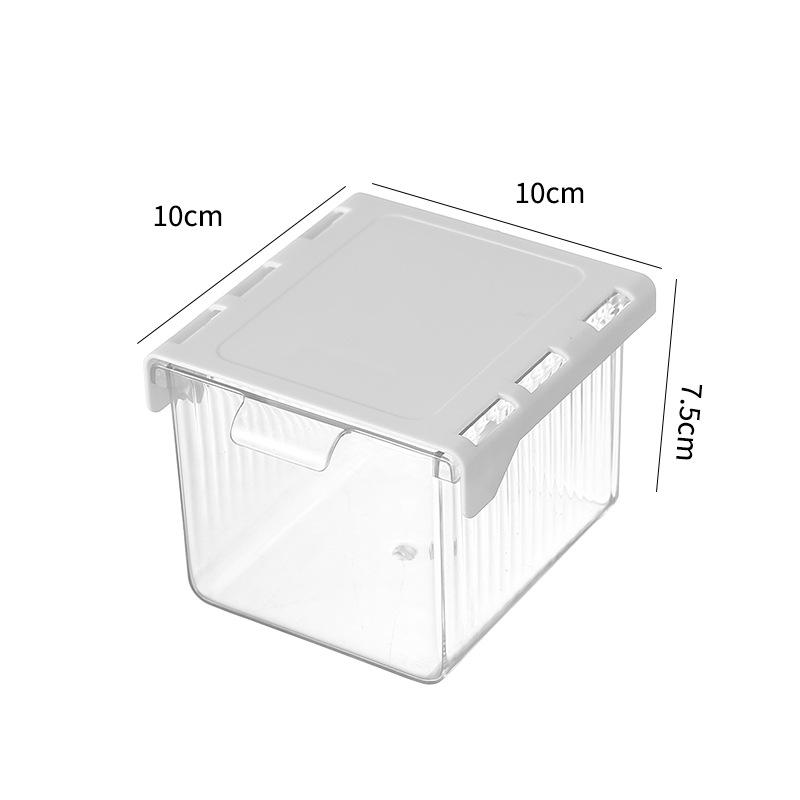 Under Mirror Transparent Drawer Organizer with Wall Mounted Punch Free Installation A1