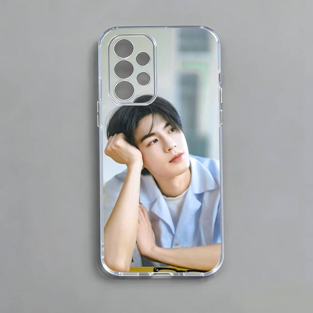 Handsome Krien Zhang L-Linghe Phone Case For Samsung S25,S24,S21,S22,S23,S30,Ultra,S20,Plus,Fe,Note,10,9,5G Transparent Cover