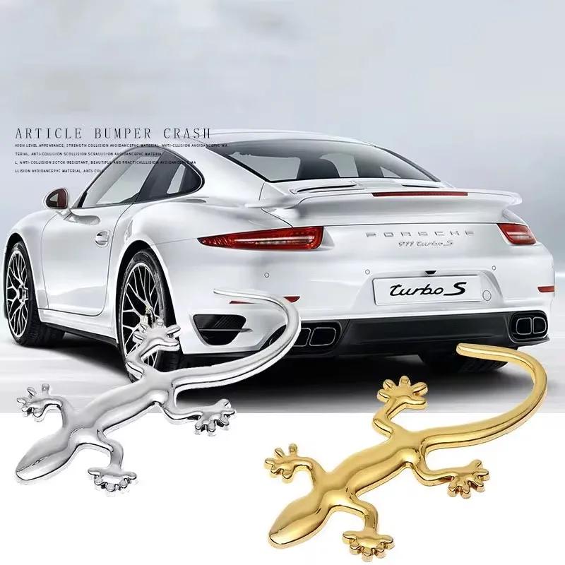 1PC 3D Plastic Gecko Lizard Decal Waterproof Car Truck Sticker Lizard Gecko Decal Badge Emblem Decor Car Accessories