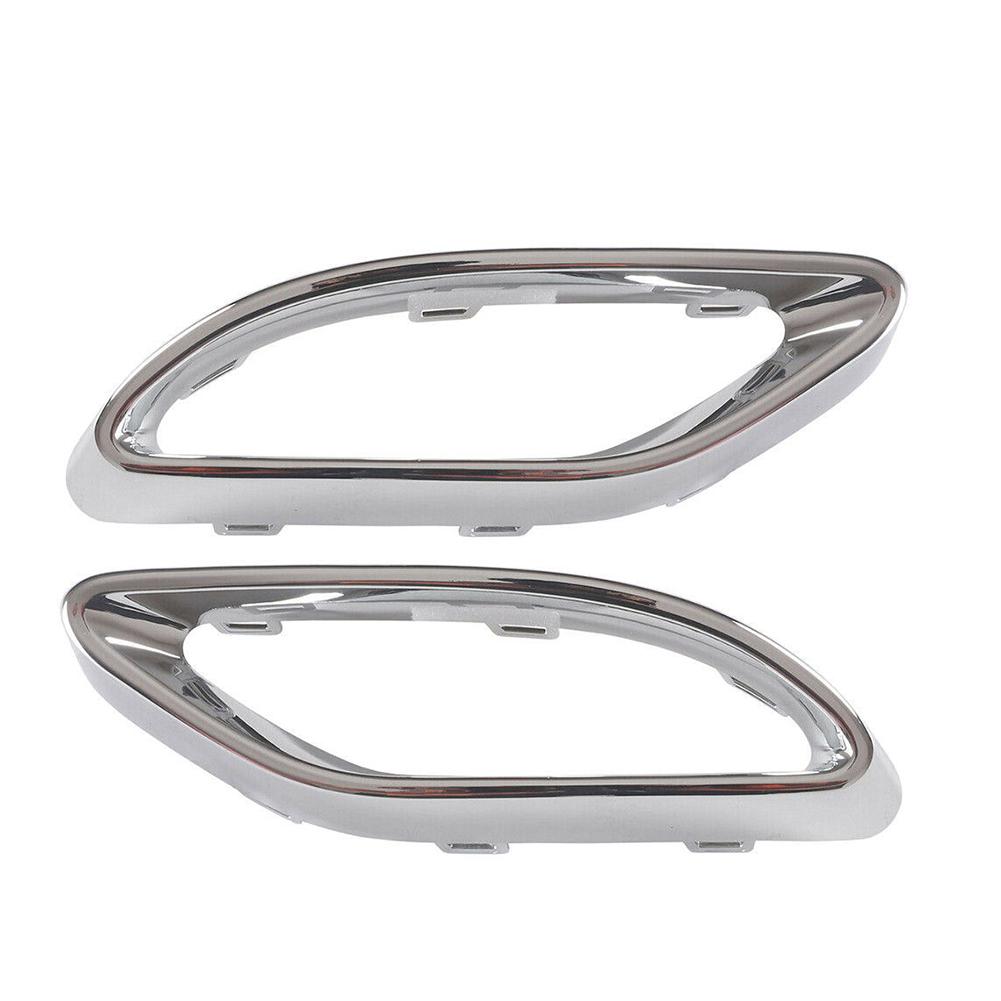 Glänzend schwarze Auspuffendkappen-Verkleidungen Ersatz für Mercedes‑Benz A B C E GLC CLS‑Klasse W117 W205 W177 W238 W213 W253