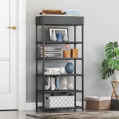 Dustproof Shoe Rack Bathroom Five Layer Storage Rack Multifunctional Storage Cabinet Multi-layer Storage Rack Assembly Shoe Rack