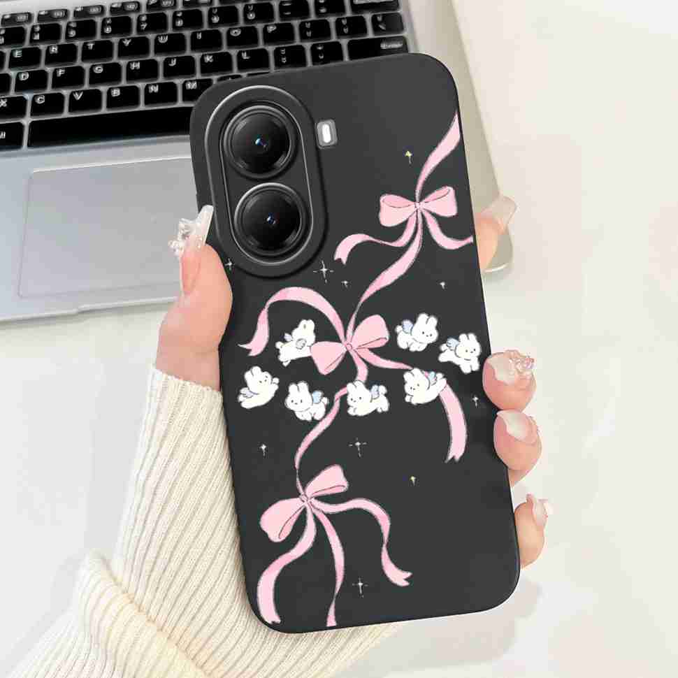 For Xiaomi Poco X7 Pro Case Cover Soft Silicone Popular Butterfly Phone Case For Poco X7 PocoX7 Pro 5G Fundas Coque Housing