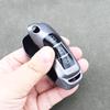 Gun Grey TPU 3 Buttons Folding Key Shell Bag Car Key Case Cover for Ford Ranger C-Max S-Max Fusion Fiesta Escort Mondeo Everest