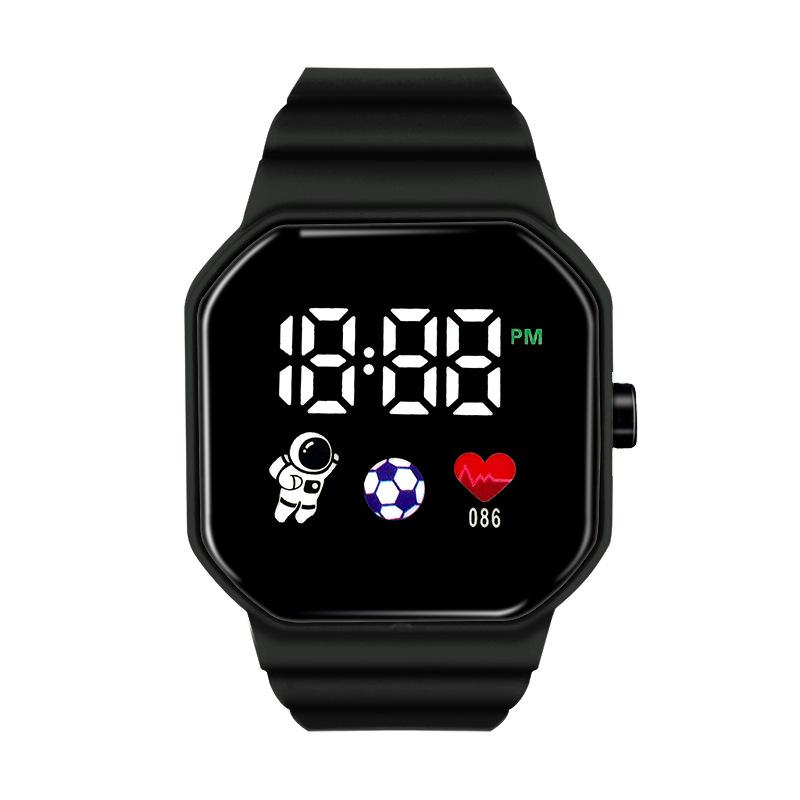 C3-12 Astronaut Led Electronic Watch Square Digital Sports Student Button Electronic Watch