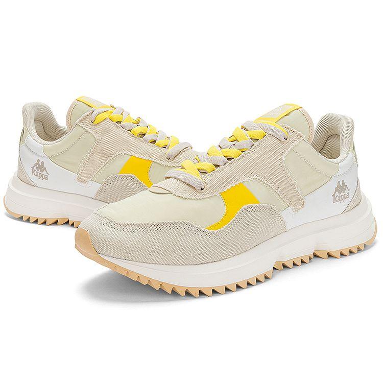 Kappa Retro Patchwork Fabric Synthetic Leather Non-Slip Wear-Resistant Breathable Low-Top Casual Running Shoes Unisex sneaker K0DW5MM02D-2323
