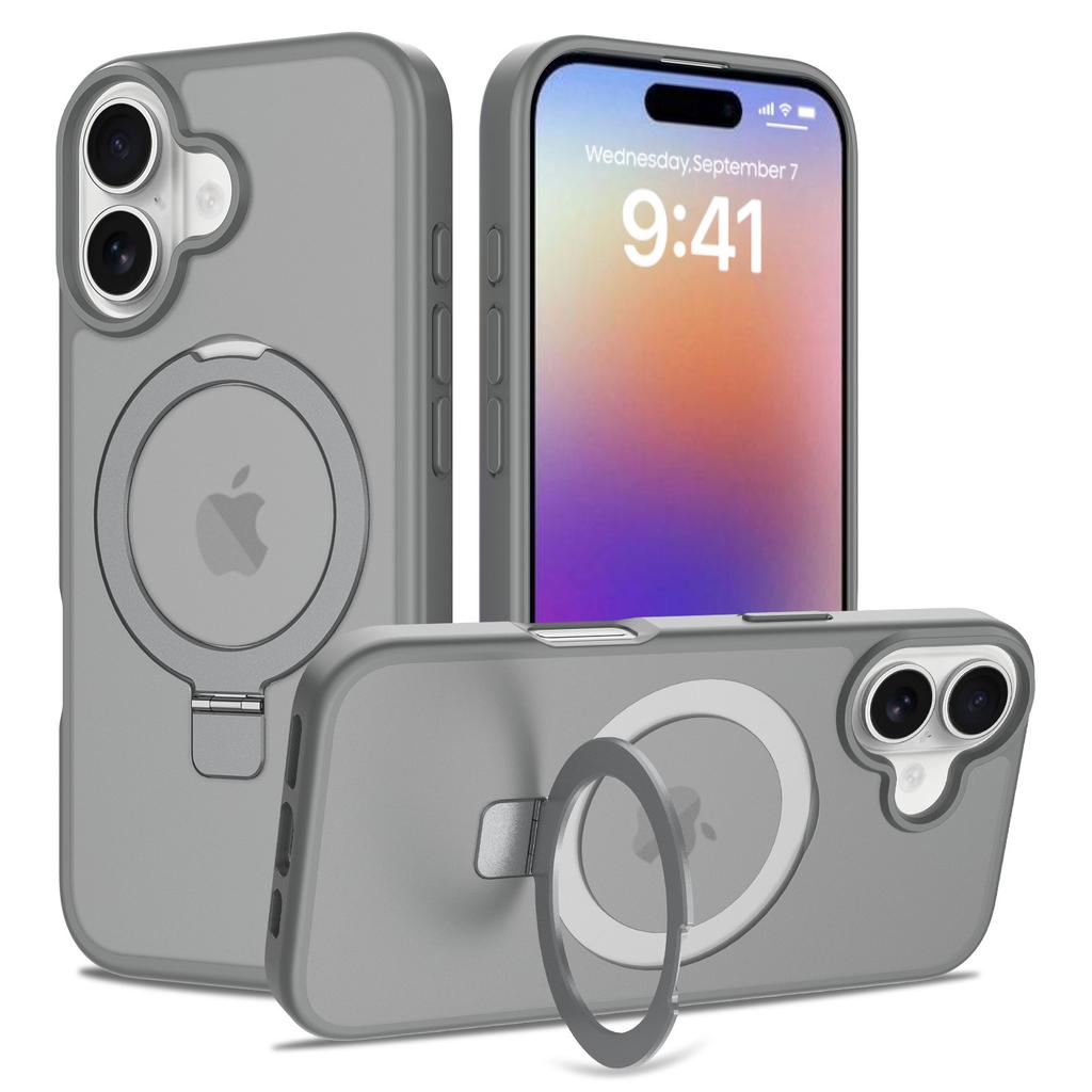 Amazon Applicable Apple 18 Pro Max Mobile Phone Case, 2-in-1 MagSafe Magnetic Bracket Wholesale Case