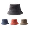 Cappello a secchiello in puro cotone lavato tinta unita taglia grande parasole circonferenza testa grande cappello a secchiello cappello popolare