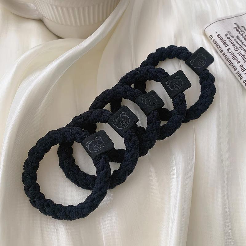 Chouchou élastique haut de gamme pour femmes 2025 avec couverture en cuir durable