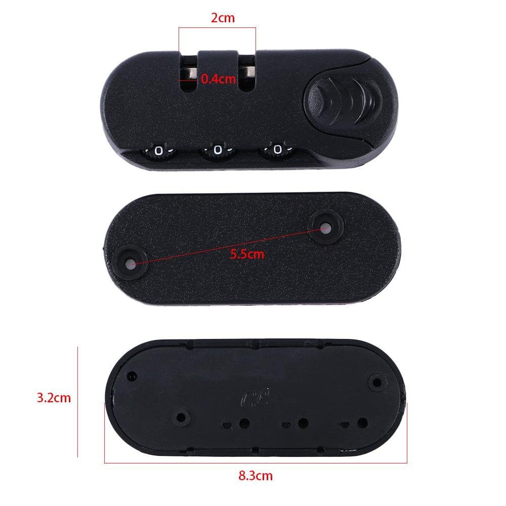 Pull Chain Bag Accessories Anti-theft Code Lock Luggage Suitcase Lock Locks Combination Padlock