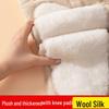 Men's High Waist Extra Thick Thermal Wool Pants with Fleece Lining for Winter