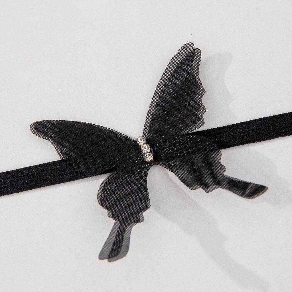 Fashionable Sweet Cool Hot Girl Butterfly Cross Arm Chain Creative Sexy High Elasticity Strap Arm Chain Female Jewelry